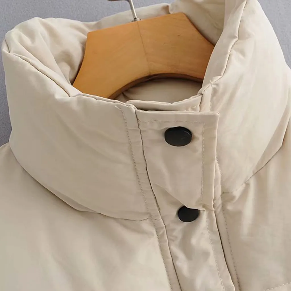 Плюс размер с воротником стойкой женский зимний жилет 2019 новый короткий