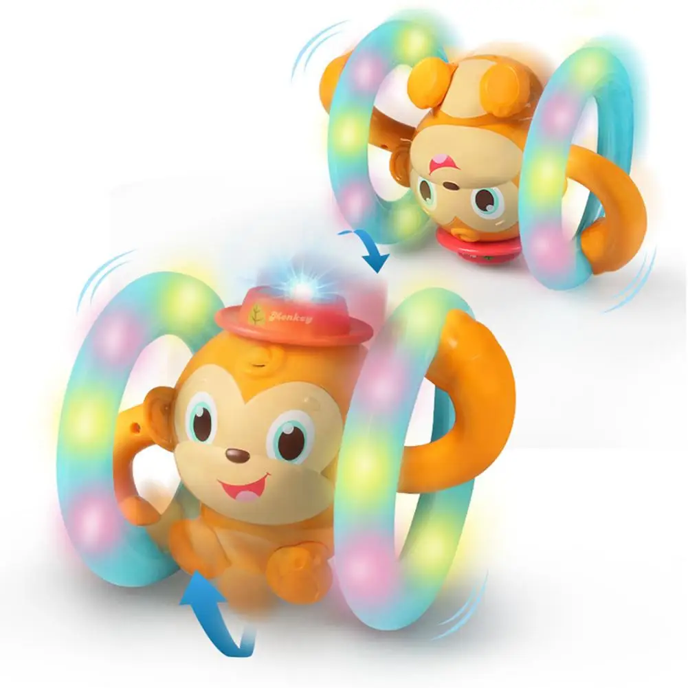 

Electric Sound And Light Children's Toy-voice-activated Touch-fun Electric Dumping Monkey Novelty Gag Toys