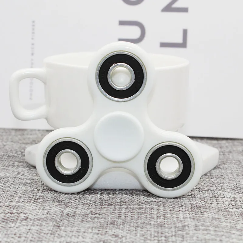 Керамический подшипник Tri Spinner ABS EDC ручной Спиннер для аутизма и СДВГ антистресс