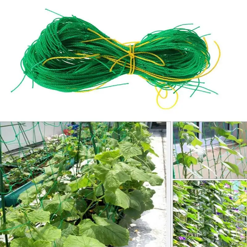 

Plant Climbing Vine Net Wear Resistance Flexible Garden Plant Trellis Netting for Fruits Vegetables Cucumber Pumpkins