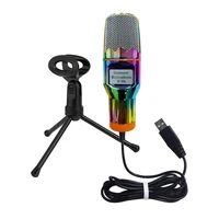 new computer microphones live broadcast usb condenser microphone with desktop tripod for chatting over icq msn skype live record
