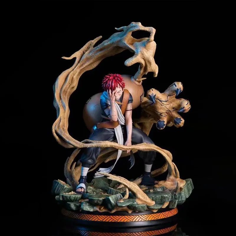 

Anime Naruto Gk Gaara Sandstorm Pvc Hand-made Statue Model Decoration Toy Handsome Cool Gift 25cm