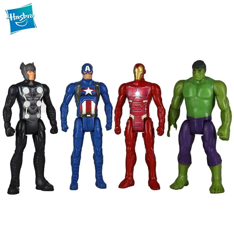 Фигурки героев аниме Капитан Америка Тор Железный человек ПВХ Коллекционные для