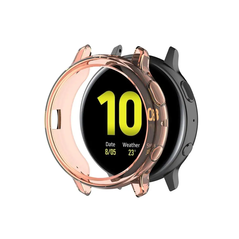 Для Samsung Galaxy Watch Active 2 44 мм 40 мягкий ТПУ чехол для Active2 Силиконовый противоударный