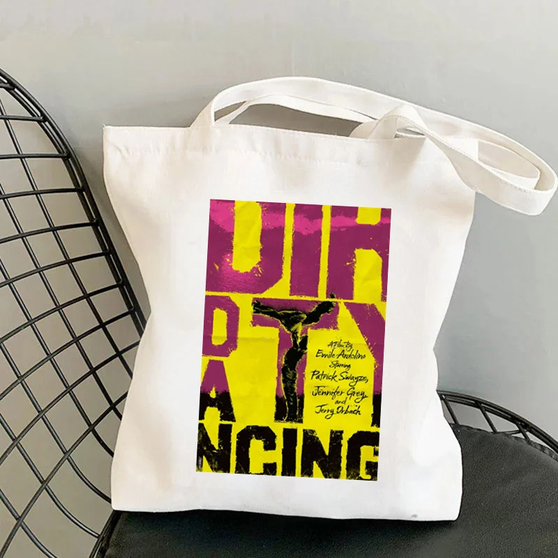 Сумка-шоппер для Грязных танцев женская сумка покупок в стиле Харадзюку холщовая