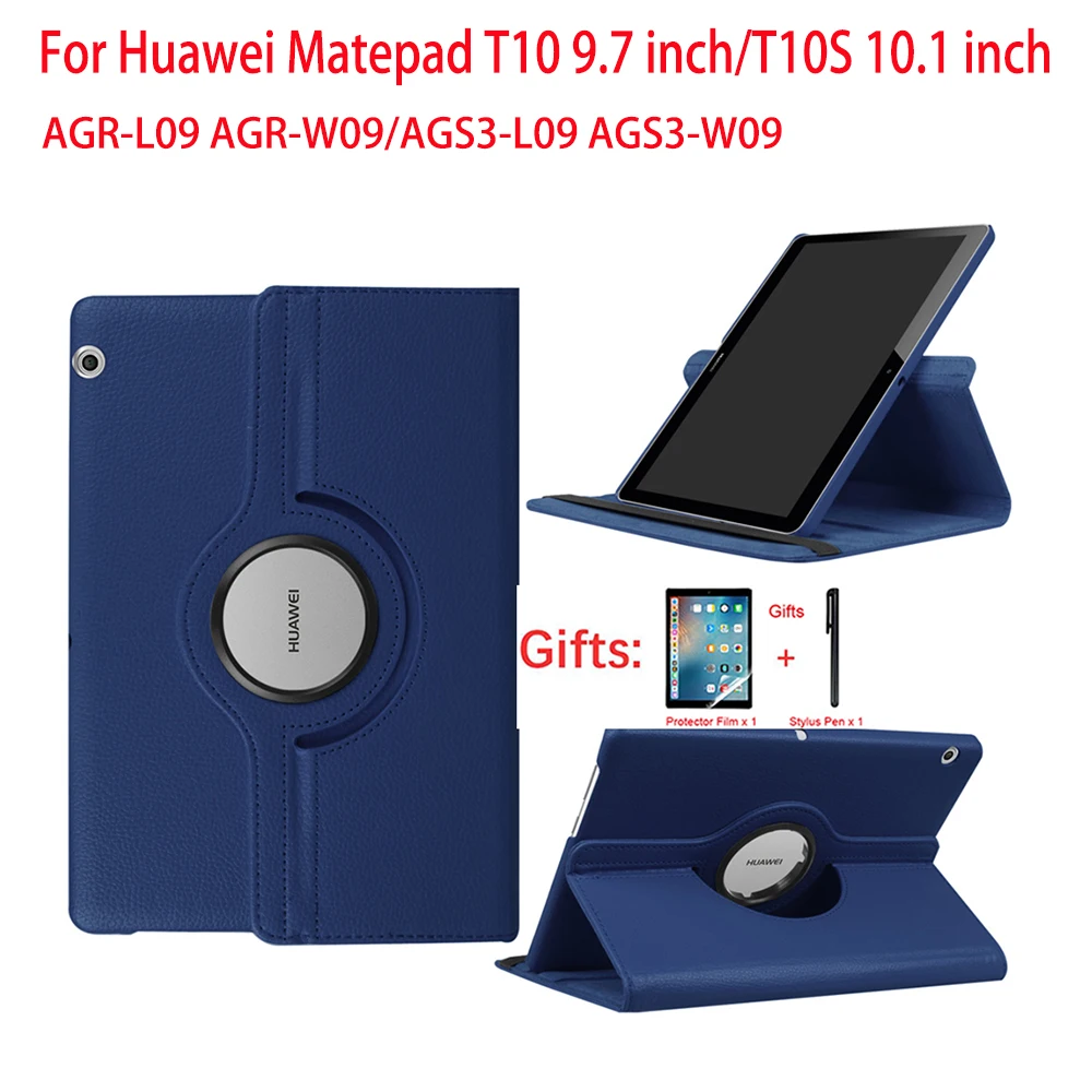 

Чехол для планшета Huawei Matepad T10S 360 "10,1 2020/AGS3-L09, с поворотом на AGS3-W09 градусов, с подставкой для Huawei Matepad T10 9,7" AGR-L09
