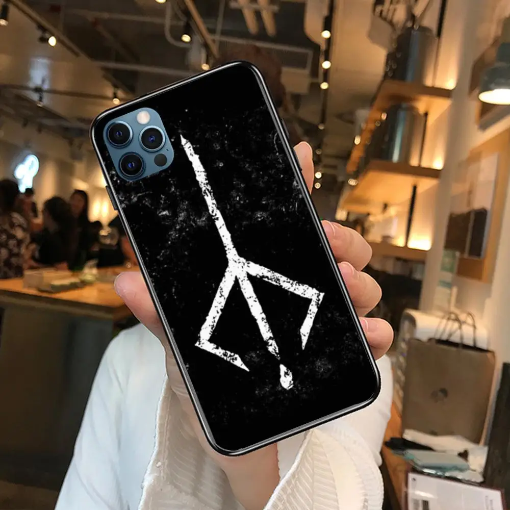 

Funda Boodborne Dark Soul Style Phone Case cover For iphone 12 pro max 11 8 7 6 s XR PLUS X XS SE 2020 mini black cell shell