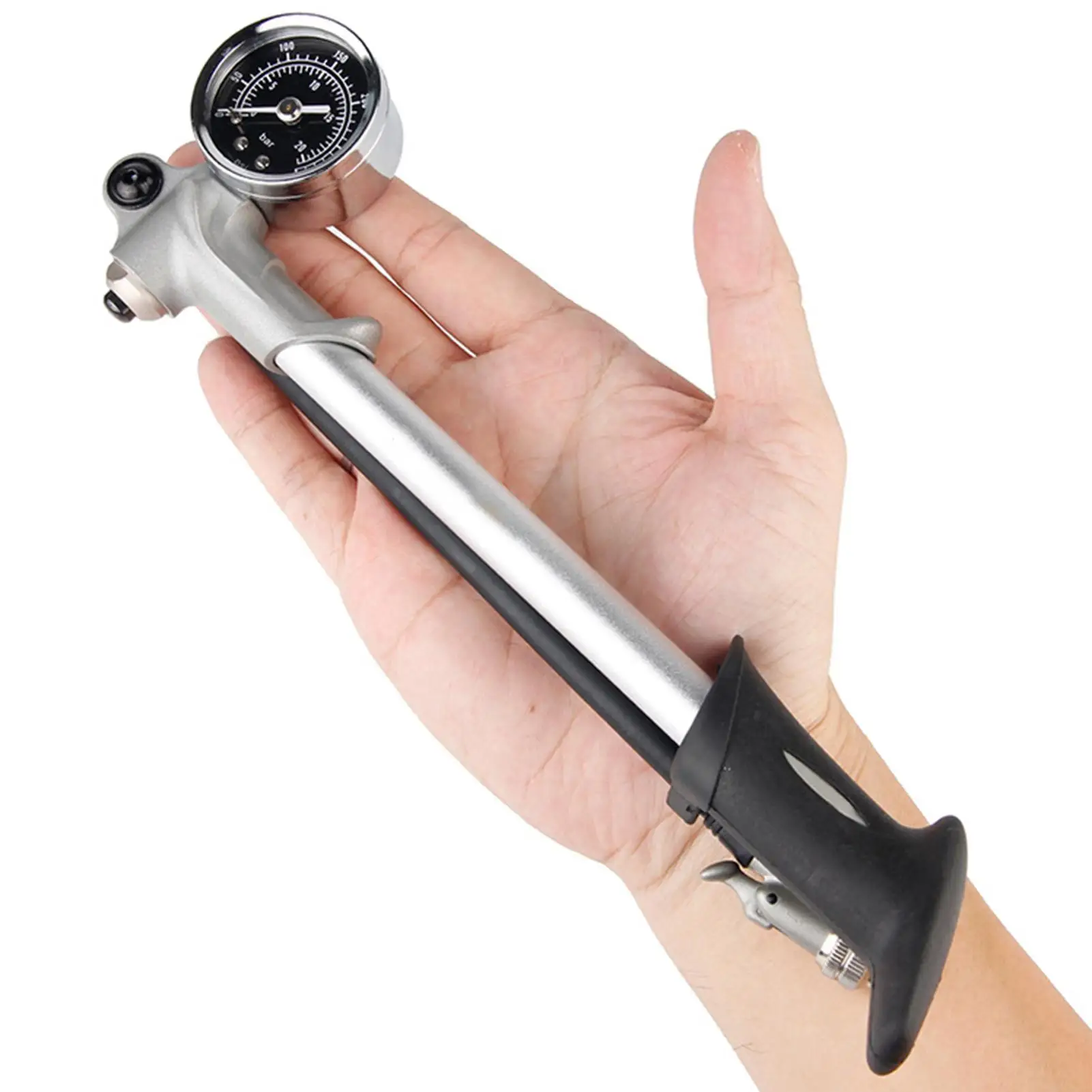 

300PSI US Valve Portable MTB Mountain Bike Hand Pump Bicycle Tire Pump Mini Basketball Air Inflator Cycling Accessories