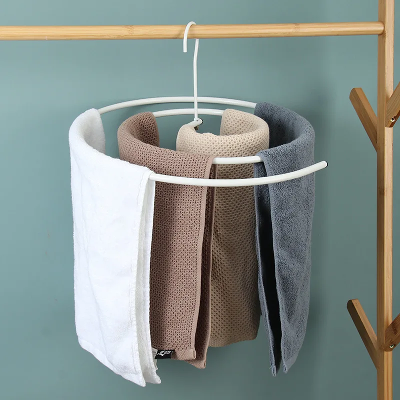 Новая сушилка вешалка в форме спирали вращающаяся для хранения одеял и подходит