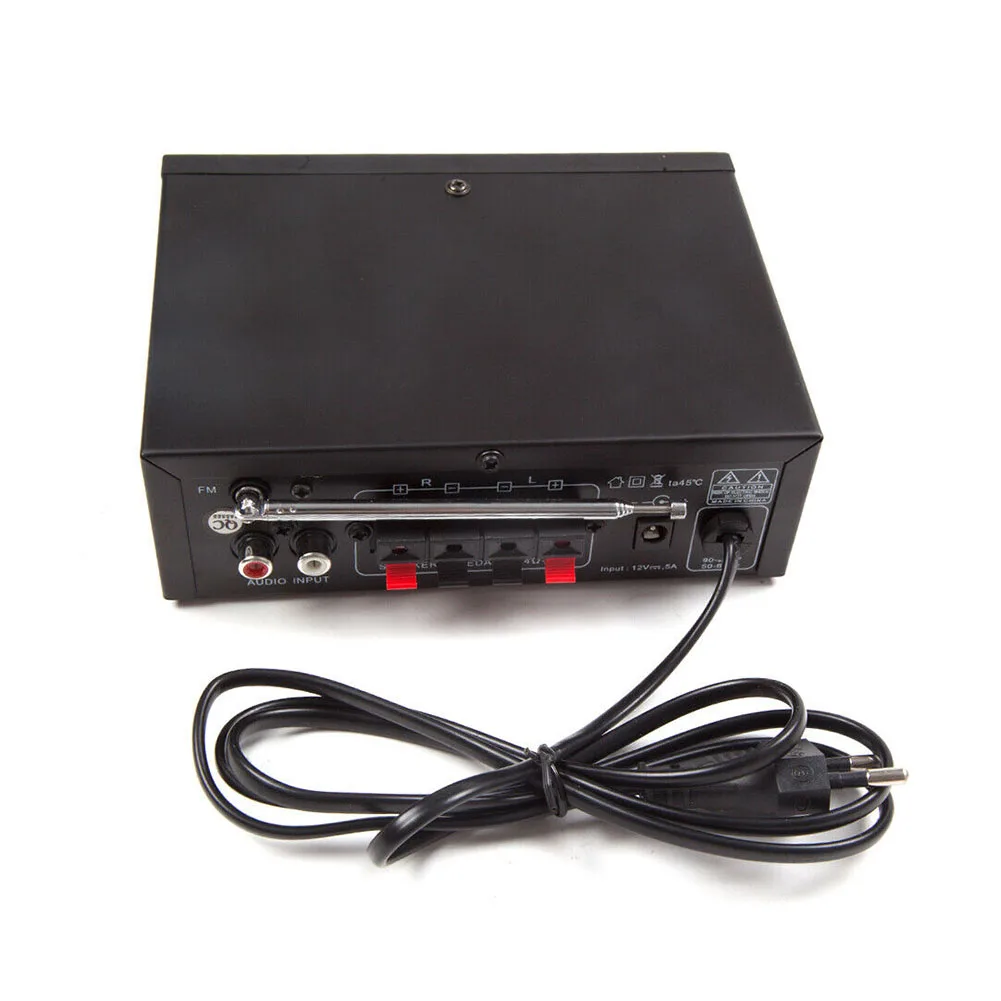 Стерео FM цифровой усилитель USB Металлический Мини Bluetooth HIFI домашний MP3