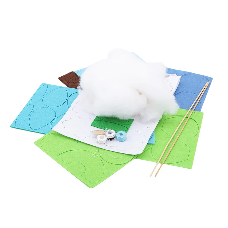 Воздушный шар ветряные колокольчики Бесплатная резка перо материал набор войлок