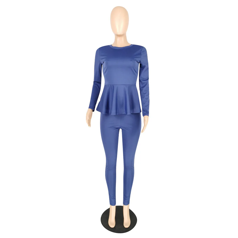 

Streetwear Women's Set Autumn Back Tie Up Tops Legging Pants Suits Tracksuit Matching Two Piece Sets Fitness Sexy Night Outfit