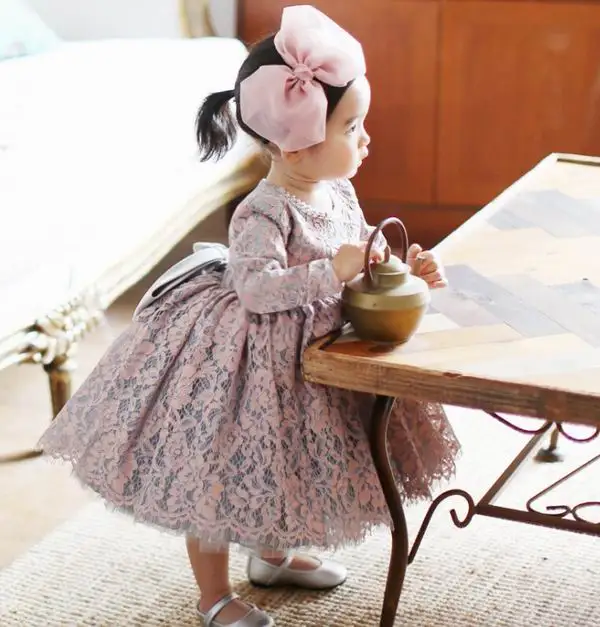 Вечернее платье для девочек с фиолетовыми цветами новинка 2020 года пышное