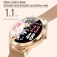 2022 new ladys smart watch ip68 waterproof women watches smartwatch heart rate monitor for android xiaomi samsung iphone