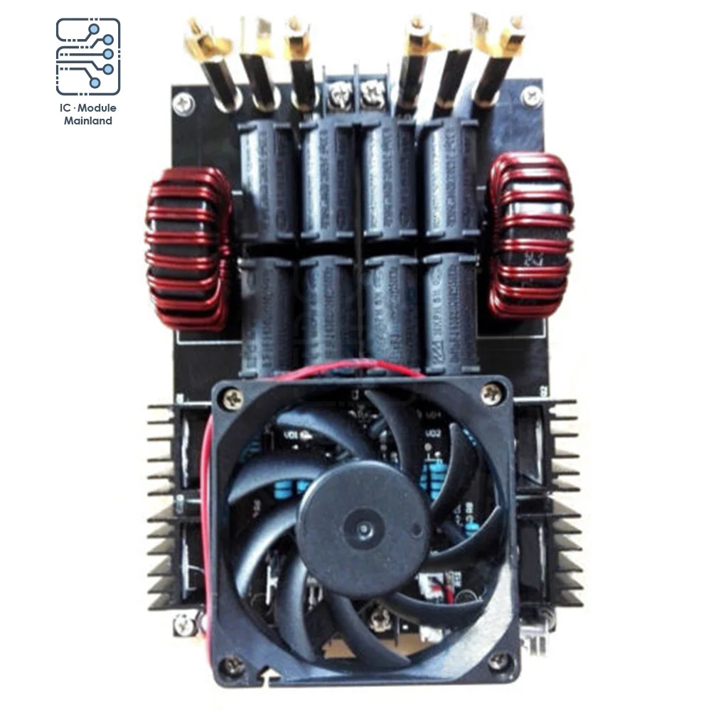 Индукционный нагревательный аппарат DC 12 В 40 в ZVS модуль платы аппарата 50 А 1000 Вт 1