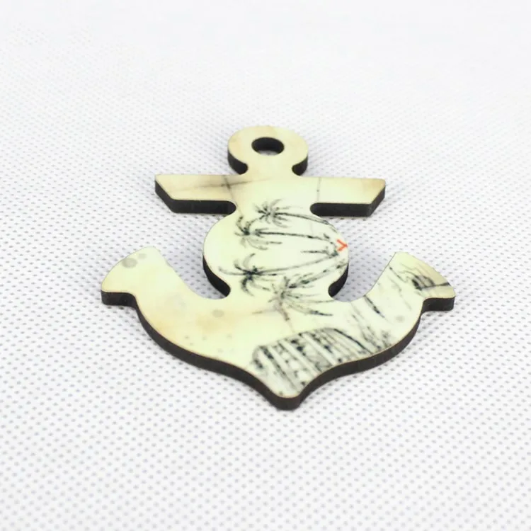 Сублимационные пустые Брелоки для ключей с двойным сердцем из МДФ брелок горячей