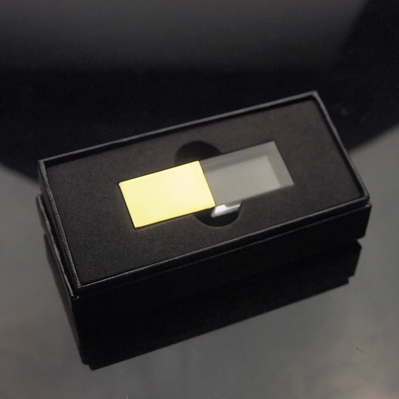Без светодиодный светильник Пользовательский логотип кристалл USB флэш