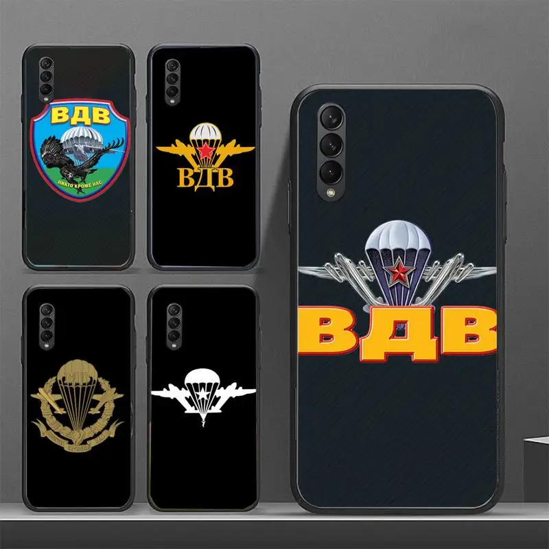 

Russia Airborne Phone Case for Samsung S6 S7 S8 S9 S10 edge plus S10 5G S20 S21 S30ultrs 5G Fundas Cover