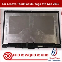 original for lenovo thinkpad x1 yoga 2019 nv140qum n53 pnsd10q66885 01yn122 14 0 inch 4k uhd ips lcd touchscreen assembly