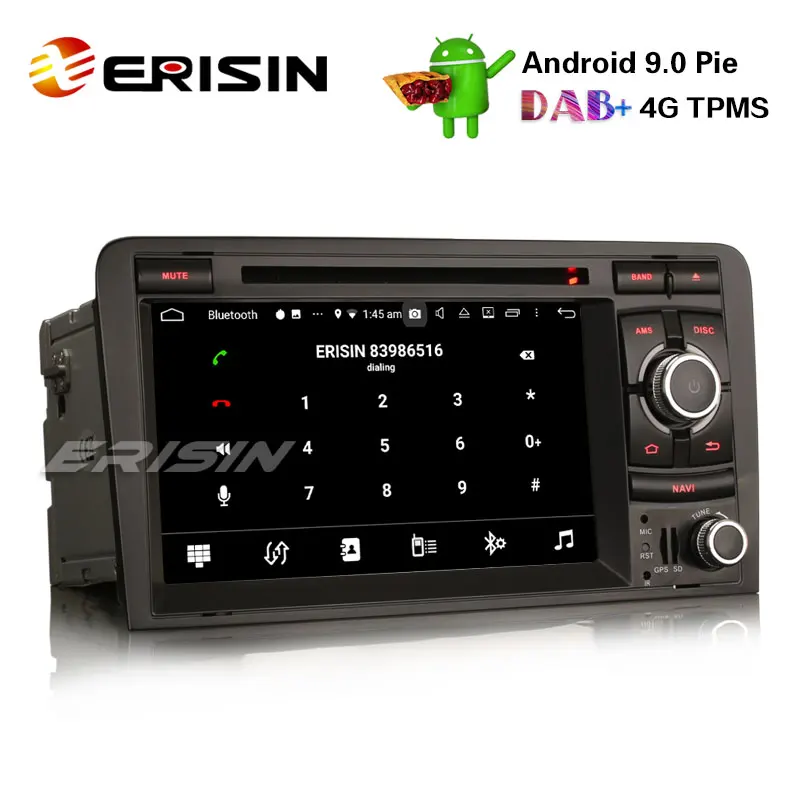Erisin ES7737A 7 &quotAndroid 9 0 DAB + автомобильный DVD GPS TPMS DVR DVB-T/T2 SWC 4G Wifi для AUDI A3 S3 RS3 | Автомобили
