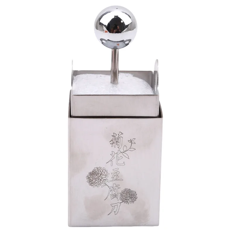 Нержавеющая сталь DIY тофу измельчение форма хризантемы нож слайсер Holderkitchen