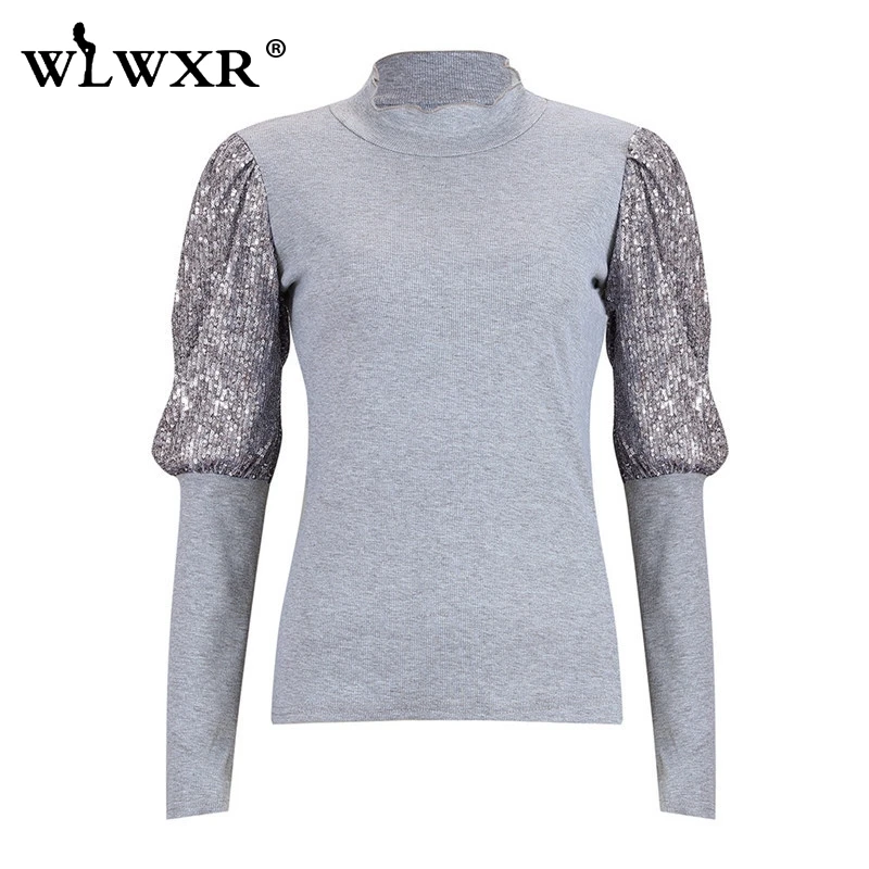 WLWXR ребристый вязаный свитер с высоким воротом Женский пуловер Рождественский