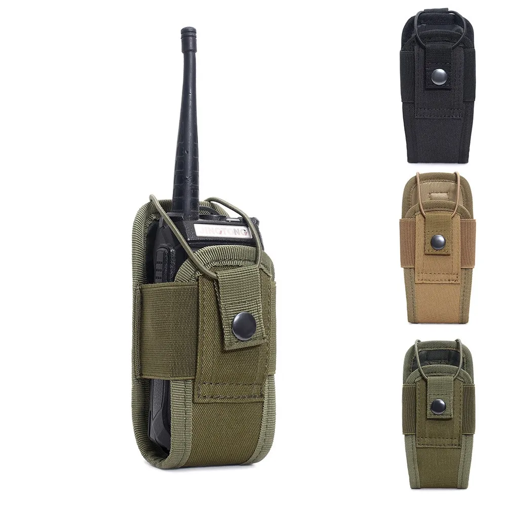 

Portable Molle Radio Walkie Talkie Pouch 600D Waterproof Waist Bag Holder Pocket Interphone Holster Carry Bag For Hunting