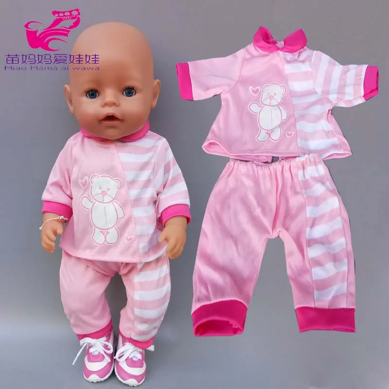 43 см детская кукла рубашка табуреты с шапкой для куклы носит детей девочка