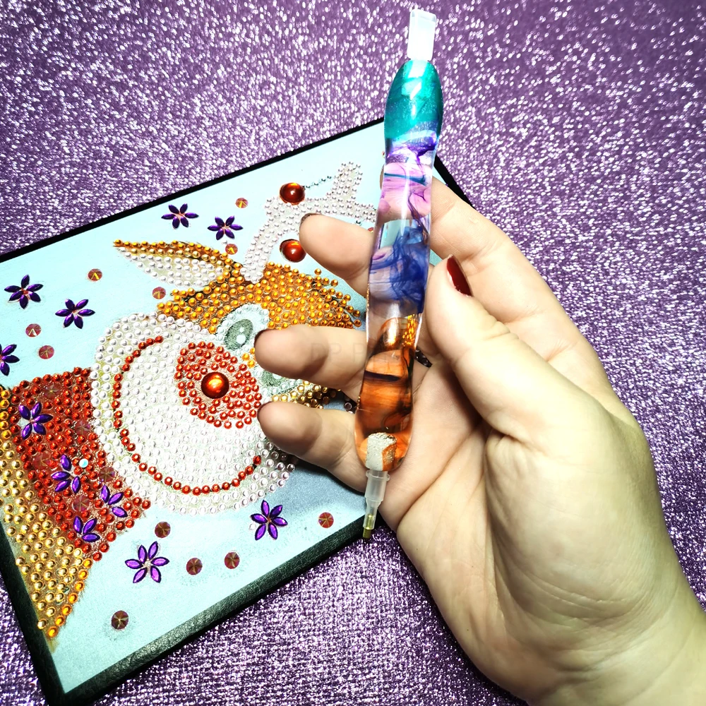 Набор аксессуаров для алмазной покраски ручка набор ручной работы из смолы 5D