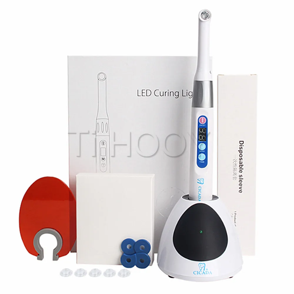 

Woodpecker Style DTE i LED Dental Wireless LED Curing Light 1S Curing 2300mW/CM2 Lampada LED dentale Curing Light Lamp Material