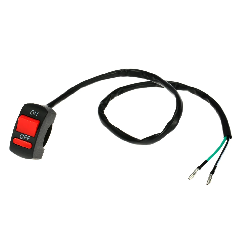 Universal Handlebar Light Switch ON OFF Button diameter 22-25mm for Motorcycle ATV Bike | Switches &amp Relays