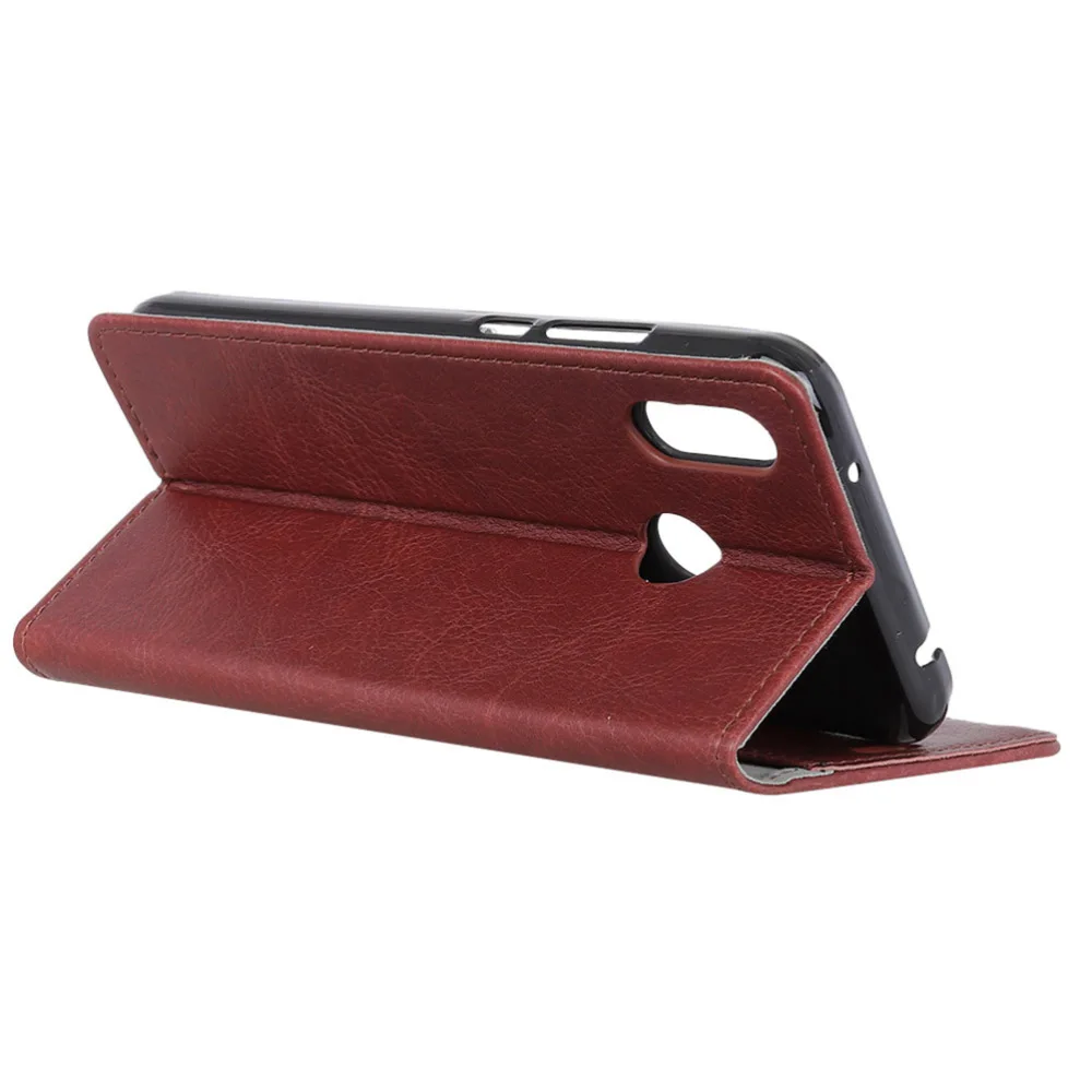 Кожаный откидной Чехол для телефона держатель карт кошелек с защитой от царапин