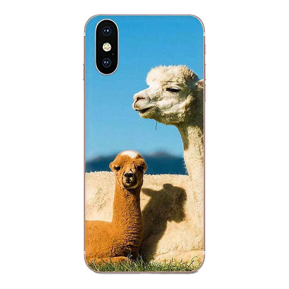 Милые животные альпаки Альпака Рождество для Huawei NOVA 2 V20 Y3II Y5 Y5II Y6 Y6II Y7 Y9 G8 G9 GR3 GR5 GX8