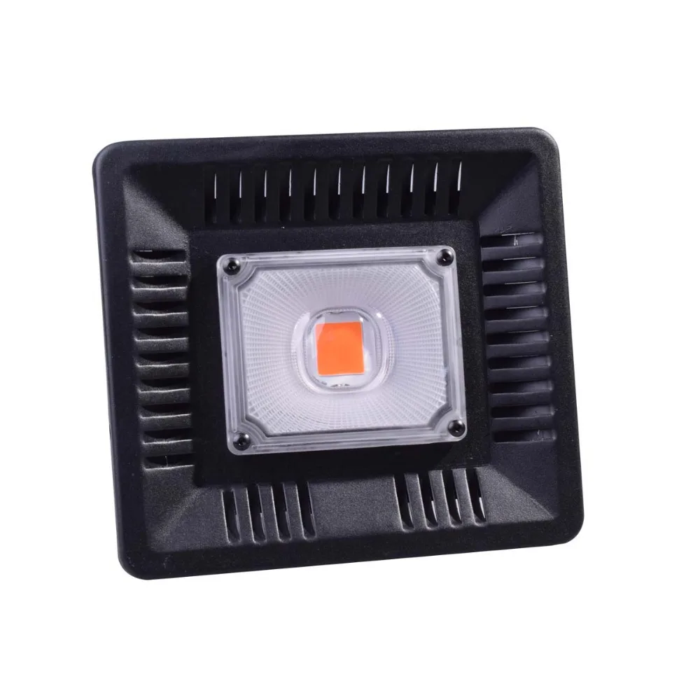 

Full Spectrum LED Grow Light Waterproof IP67 50W COB Growth Flood Light for Plant Indoor Hydroponic Greenhouse