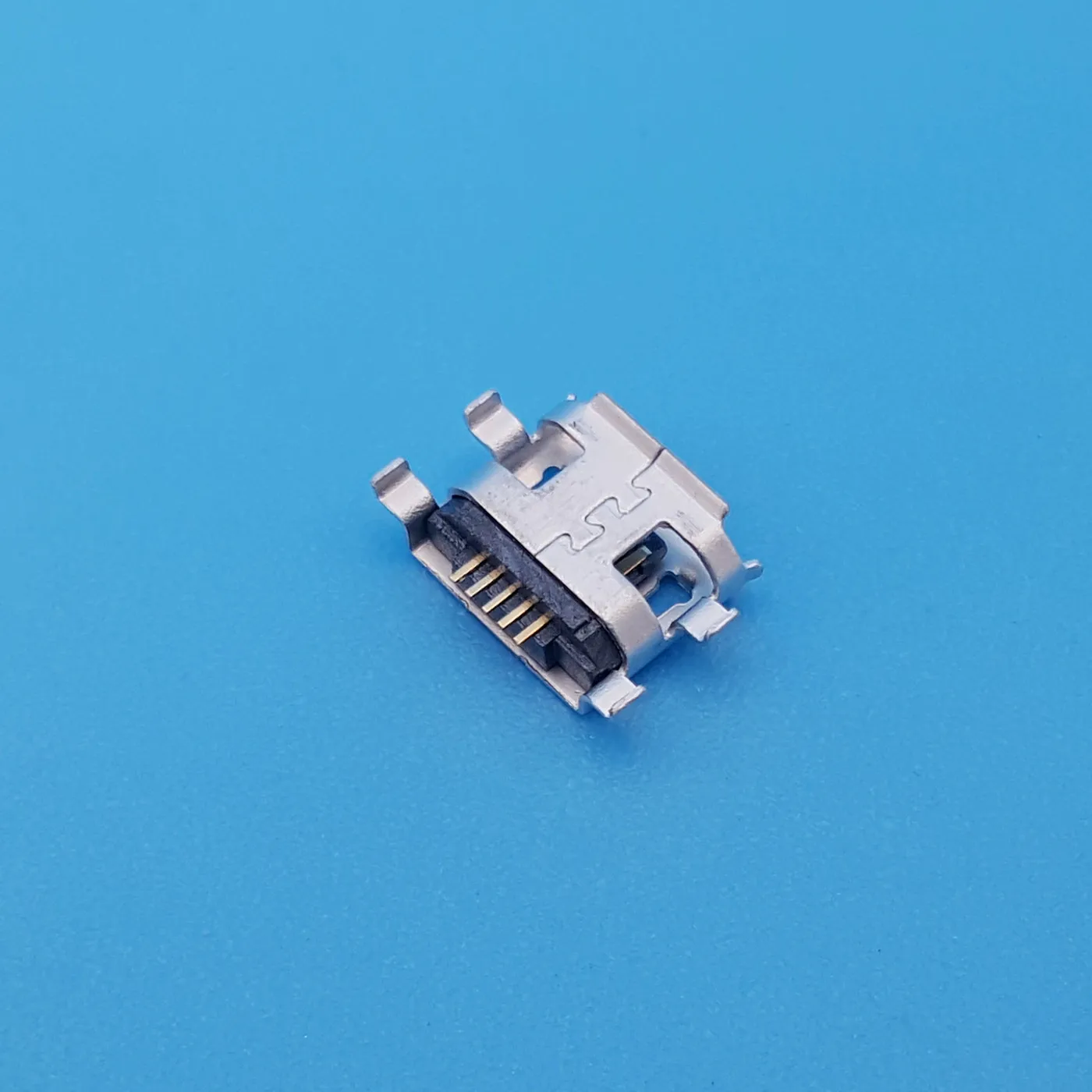 20 шт. Micro USB Тип B 0 8 SMT 4 ножки 5 контактный гнездовой разъем PCB паяльный разъем|connector