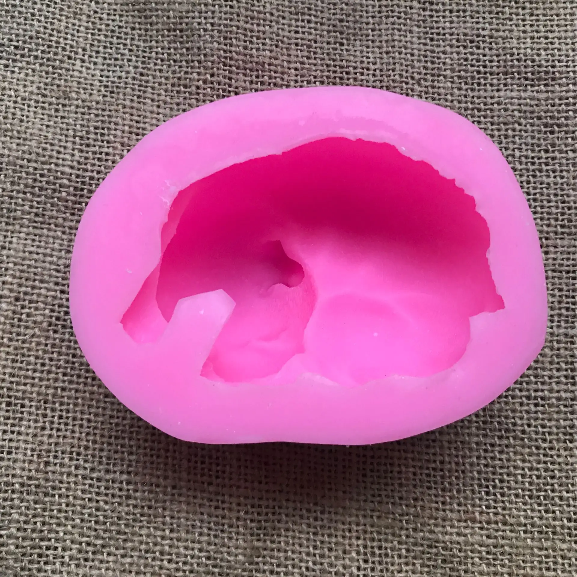 Глина бетонные формы 3D Спящая милая собака помадка торт дизайнер для штукатурки