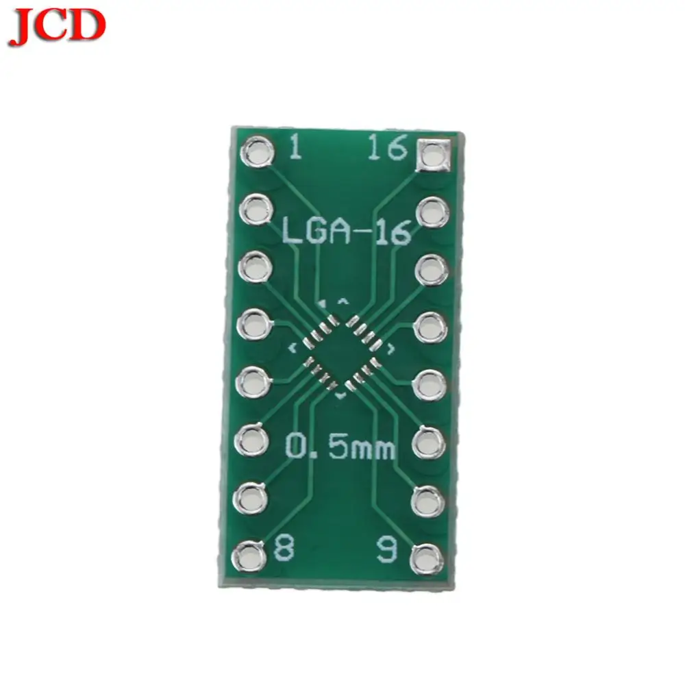 JCD LGA16 QFN16 поворотный DIP16 0 5 мм Шаг IC адаптер гнездо/плата адаптера PCB коннектор DIP