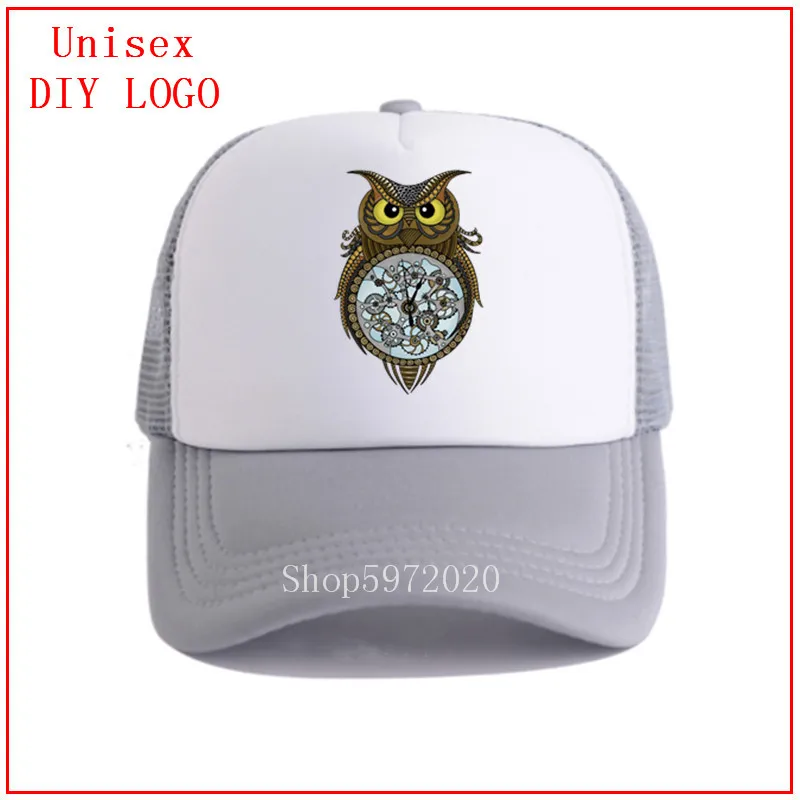 Паровая панк сова хлопковая регулируемая бейсболка модные мужские кепки женские