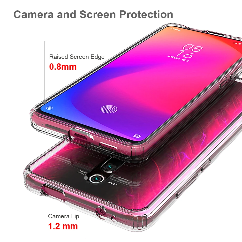 30 шт./лот противоударный ТПУ ПК акриловый кристаллический жесткий бронированный