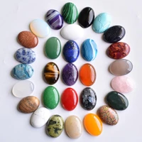 wholesale 30pcslot 18x25mm hot sell natural stone mixed oval cab cabochon teardrop beads for jewelry making free shipping