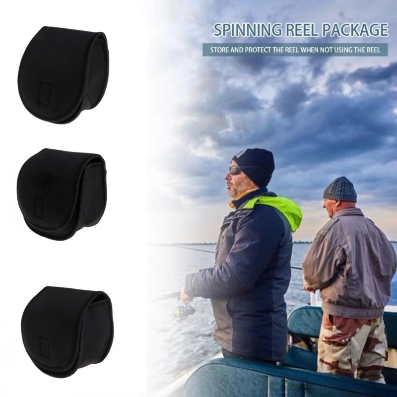 Portable Fishing Reel Bag Protective Case Cover for Drum/Spinning/Raft Pouch Tackle Accessories | Спорт и развлечения
