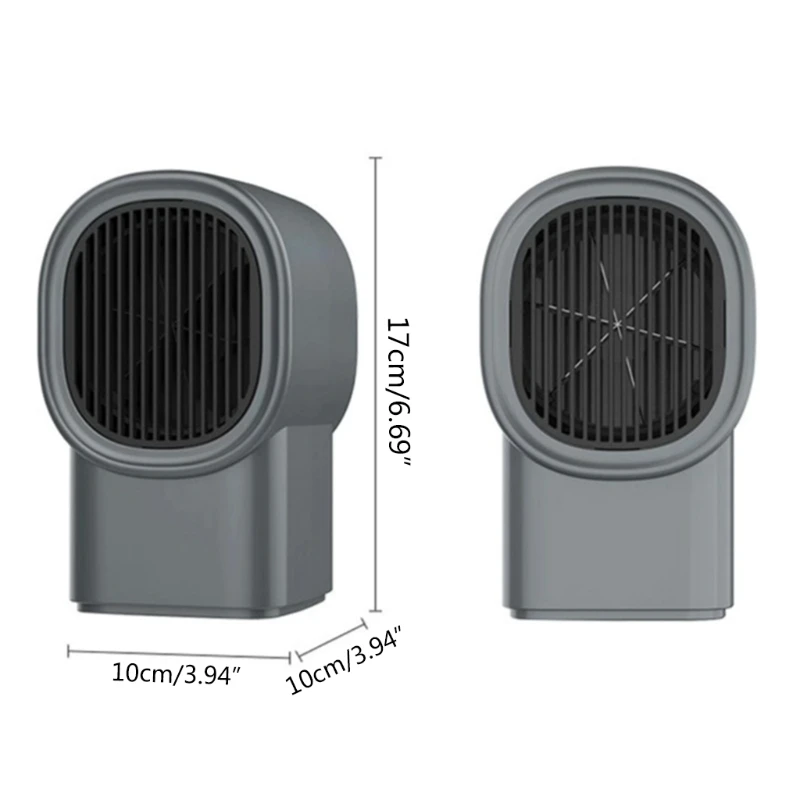 

Mini Home Heater Portable Electric Air Heater 2S Fast Heating Warm Fan Desktop for Winter Household Bathroom