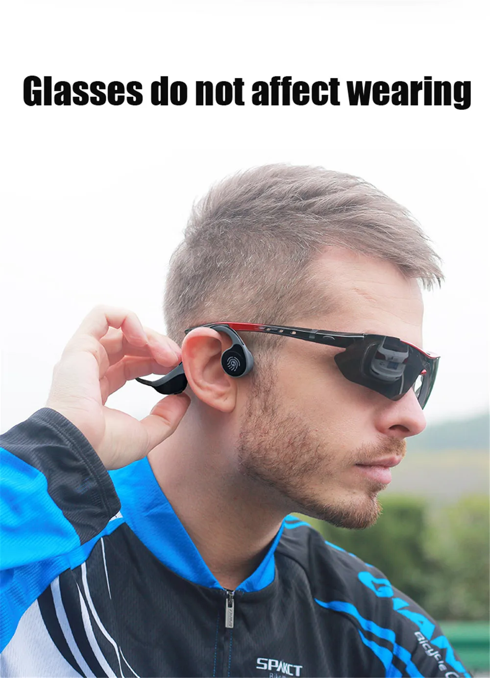 2019 беспроводные Bluetooth наушники с открытым ухом и костной проводимостью объемный