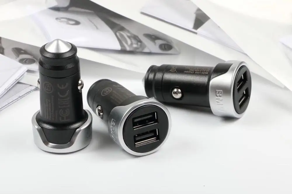 Car original 3A USB charger For BMW universal f10 f15 f16 f25 f26 f30 e90 f01 g30 g50 quick dual cigarette lighter adapter | Автомобили и