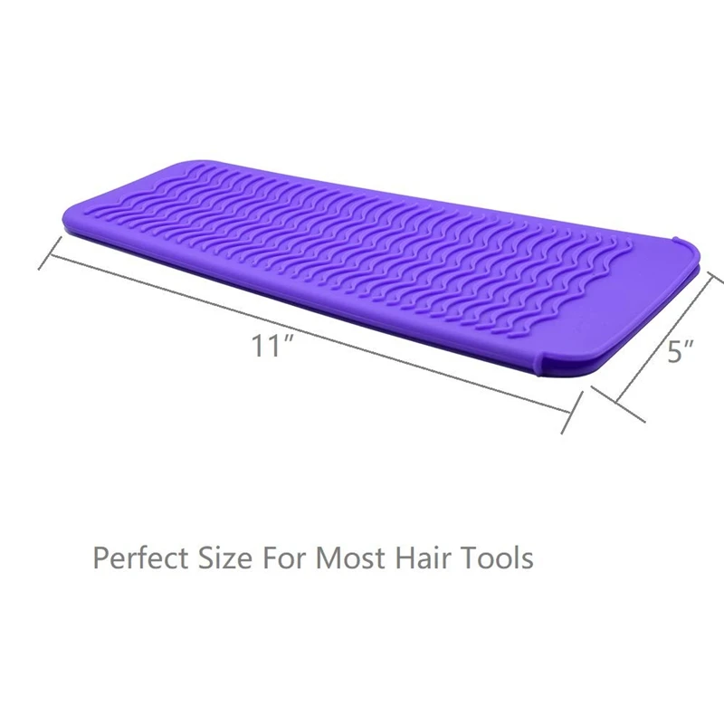 2 шт термостойкие силиконовые мешочек для коврика завивки волос выпрямитель