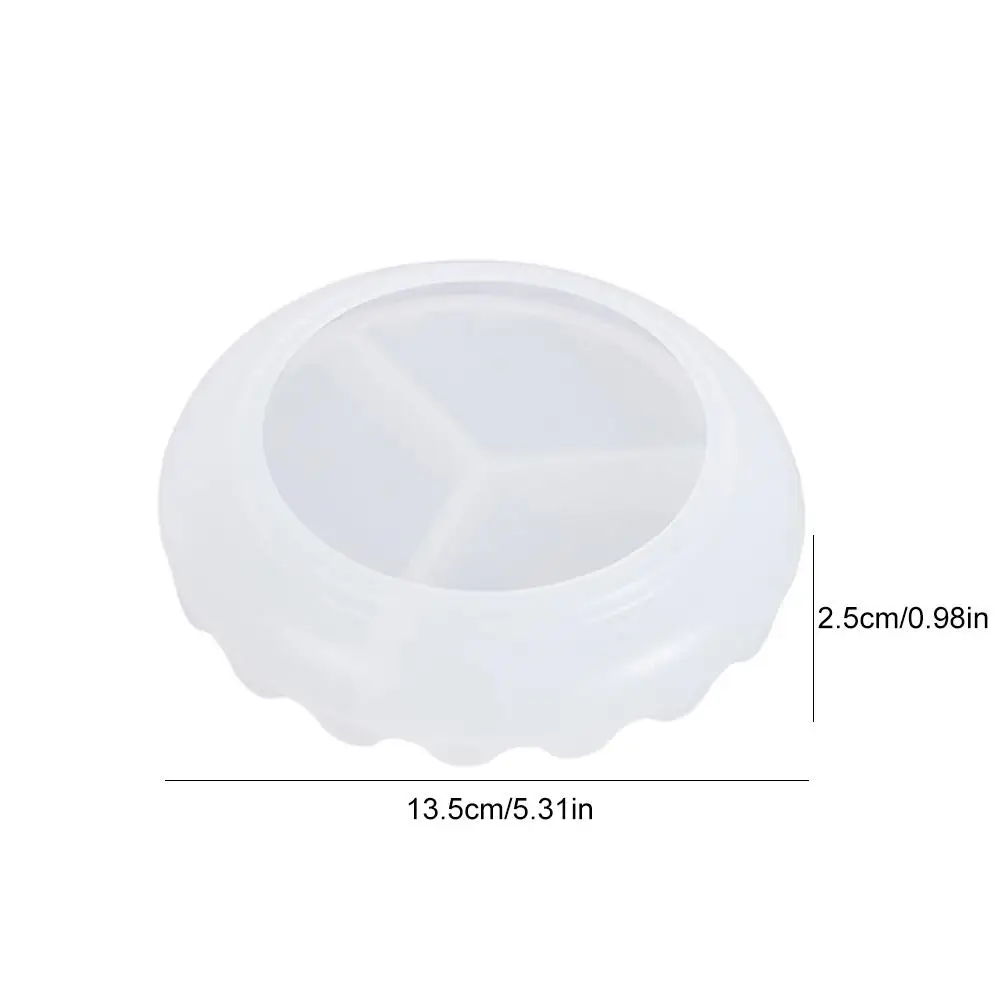 

Resin Coaster Molds Washable Reusable Silicone Tray Mold Nontoxic Casting Mould For Coaster Bowl Pad Cups Mat DIY Crafts Decor