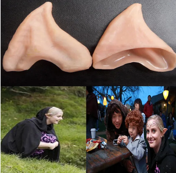 1 пара аниме эльф Уши Фея Хэллоуин волшебник аксессуары для косплея головные