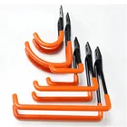 Металлические крючки для гаража, для хранения, настенное крепление, крючки для велосипедов, настенное крепление, лестницы для кухни, крючки для ванной комнаты, домашние аксессуары