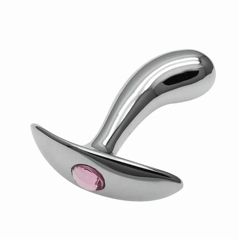 Анальная пробка из нержавеющей стали интимные игрушки для женщин Кристальный