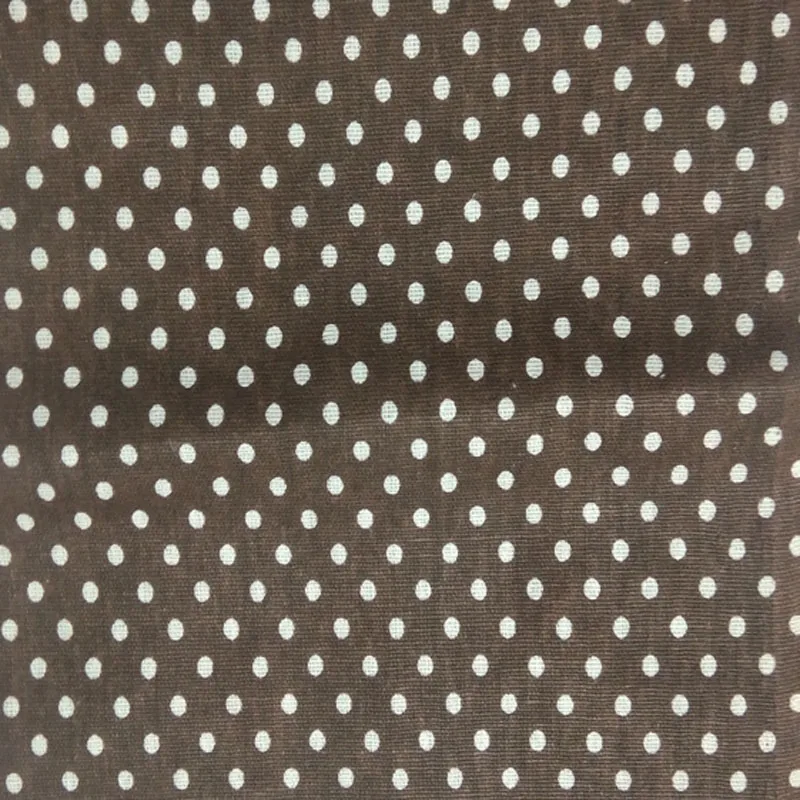 Акция! 4 вида конструкций хлопчатобумажная льняная ткань кофейный точечный